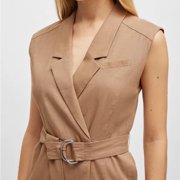 BOSS Sleeveless Belted Wrap Dress. Size 10 Women
#75 - Picture 5 of 13